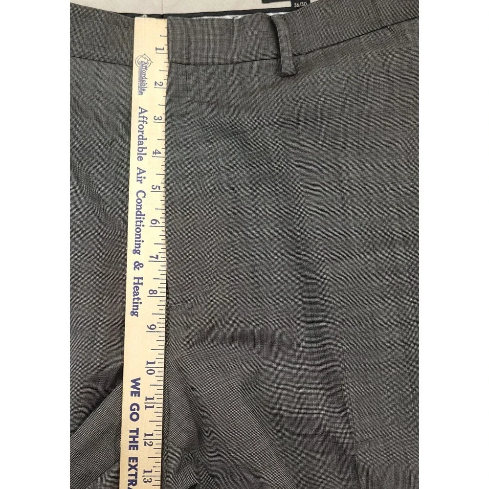 Banana Republic Tailored‎ Slim Suit Pants Mens 36x30 Grey Wool Blend EUC